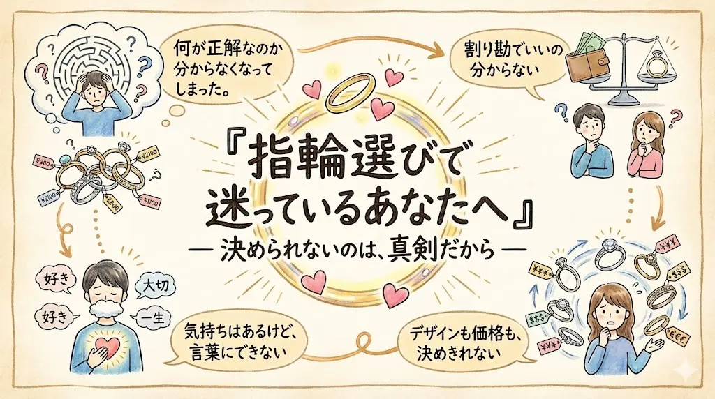 指輪選びで迷っているあなたへ